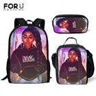 Детские школьные ранцы FORUDESIGNS для детей, черный рюкзак для девочек с волшебным меланином и принтом поппинов, рюкзак для книг для подростков, Mochila 2020