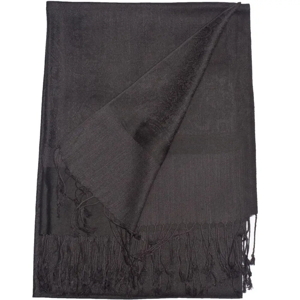 Шелковый шарф из Пашмина осенне-зимний жаккардовый узор Пейсли шаль кашемира