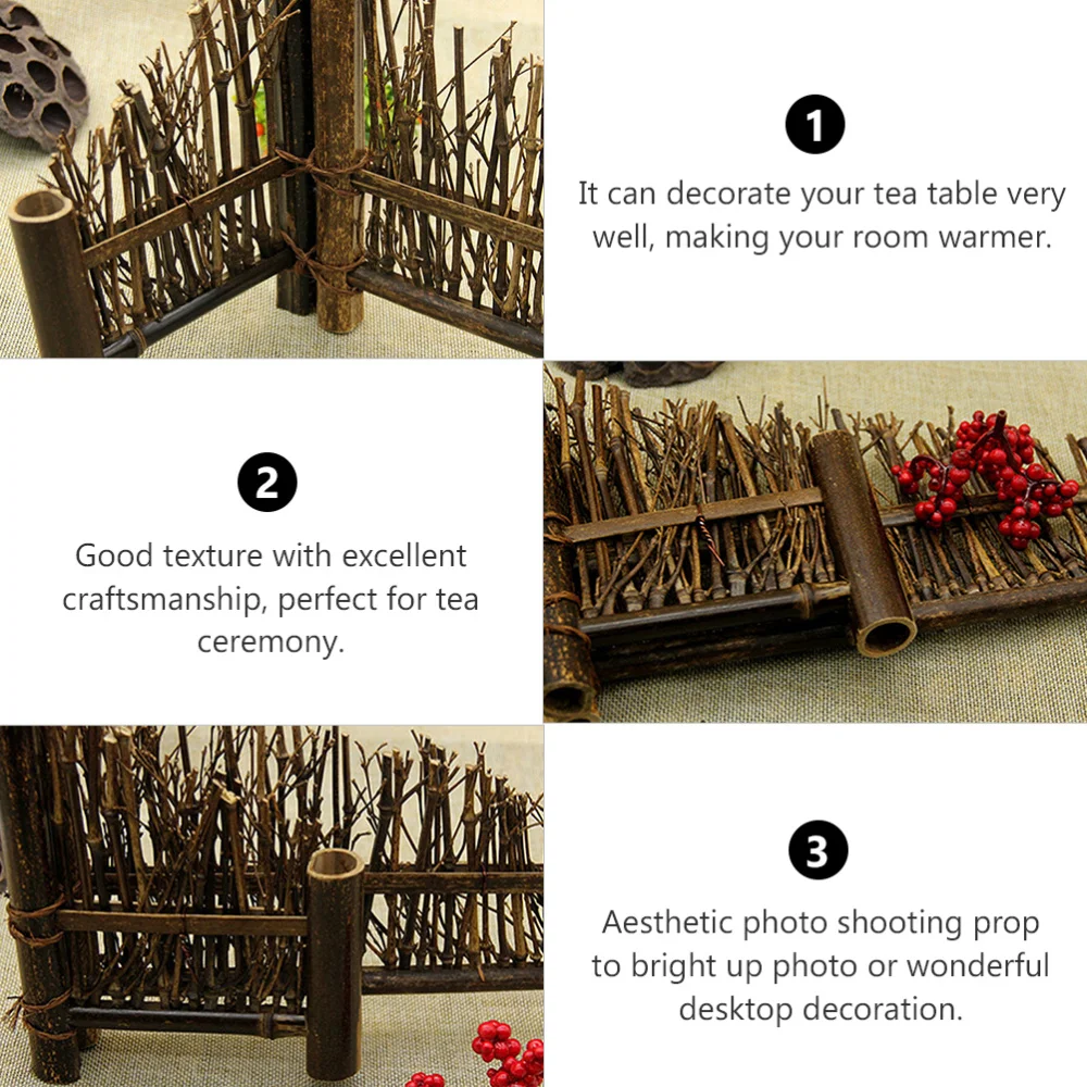 

Bamboo Fence Ornament Vintage Fence Ornament Practical Photo Prop