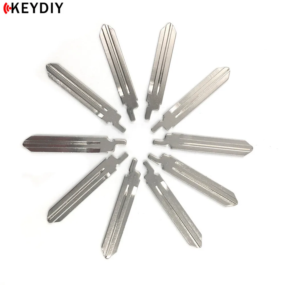 KEYDIY 10 шт./лот металлическая заготовка необработанный откидной пульт