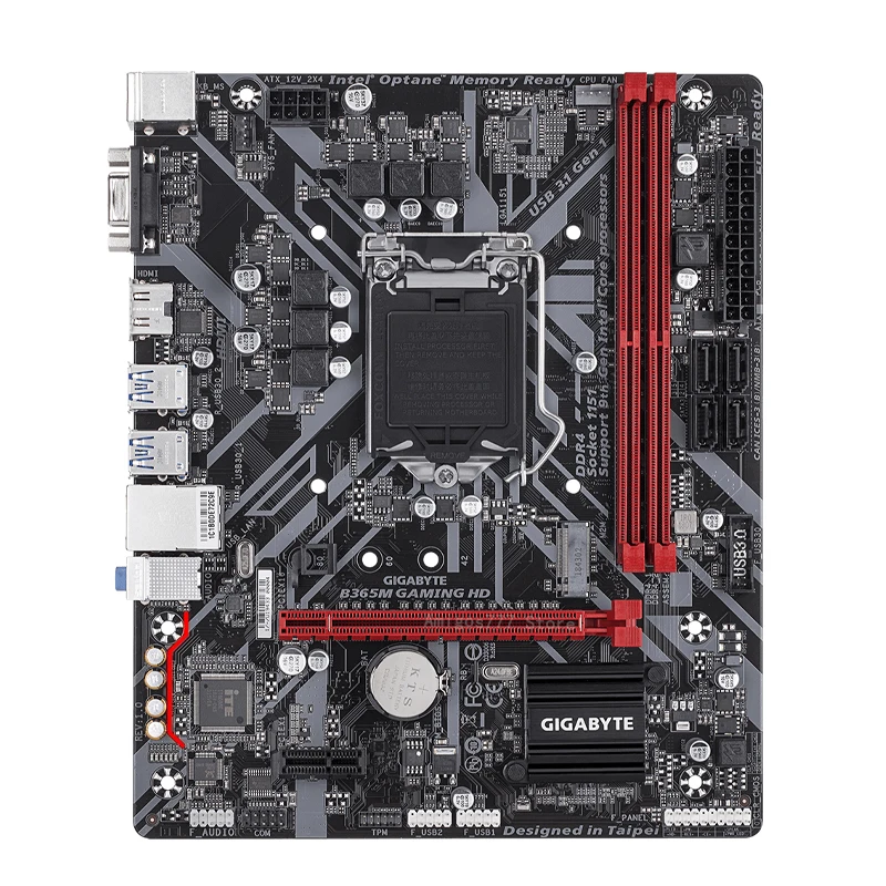 Bestellen LGA 1151 Gigabyte B365M GAMING HD Motherboard DDR4 2666MHz VGA DVI 9th-Gen I7 I5 I3 Cpu Desktop Intel B365 Placa-Mãe 1151 Neue