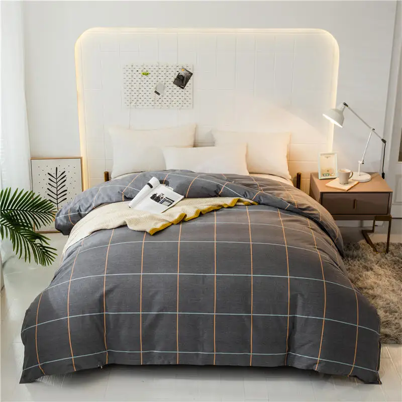 Серое Сетчатое пододеяльник Монополия набор постельных принадлежностей