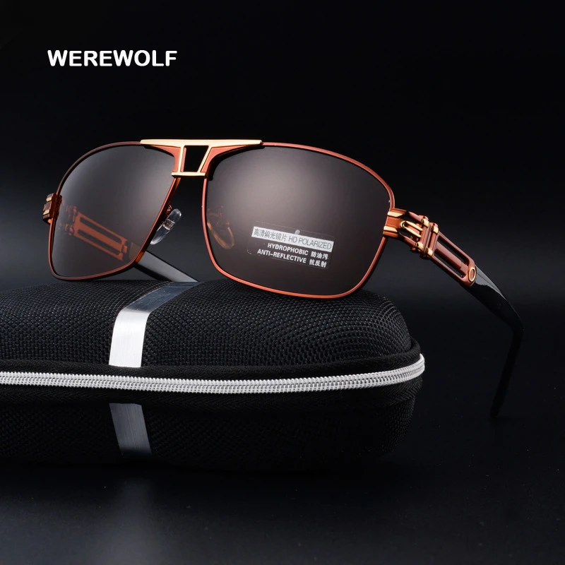 Мужские солнцезащитные очки с поляризацией брендовые крутые для вождения