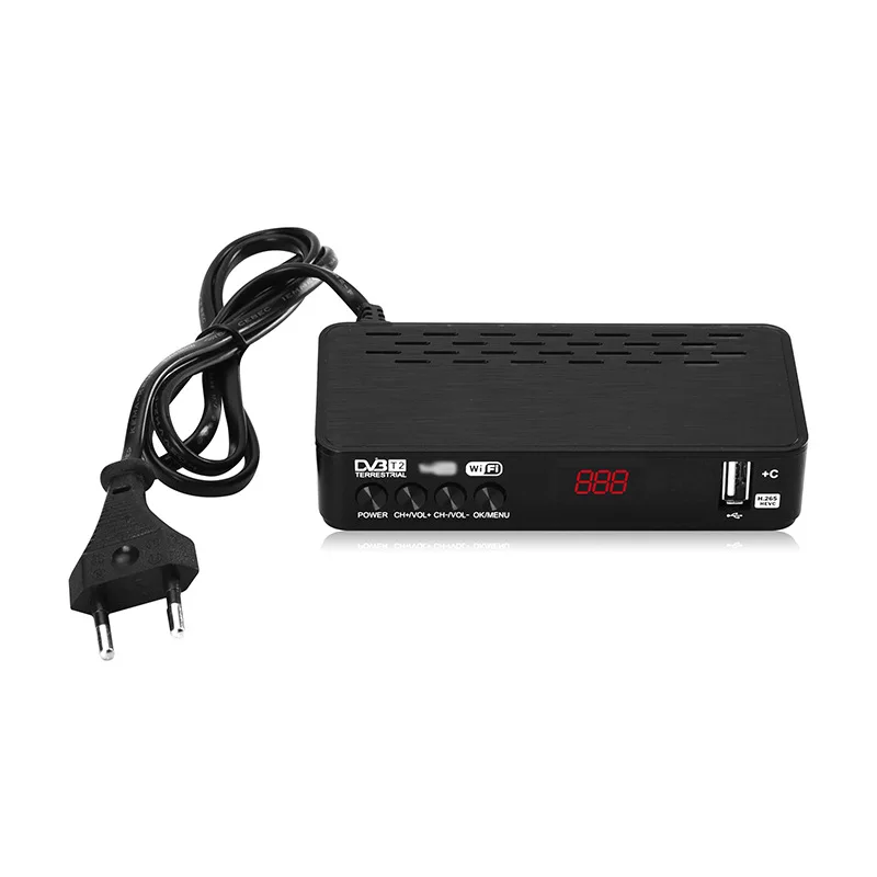 DVB-T2 Tuner Receiver HD 1080PSatellite Decoder TV DVB T2 C USB Built-in Russian Manual For Monitor Adapter | Электроника