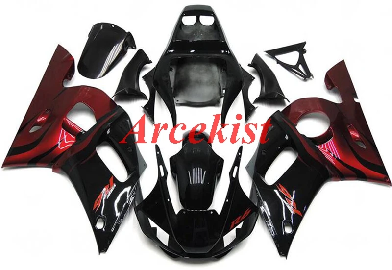 

4 подарка, новые комплекты обтекателей из АБС-пластика, подходят для YAMAHA YZF 600 R6 98 99 00 01 02 YZF-R6 1998-2002, комплект обтекателей для мотоцикла, красный...