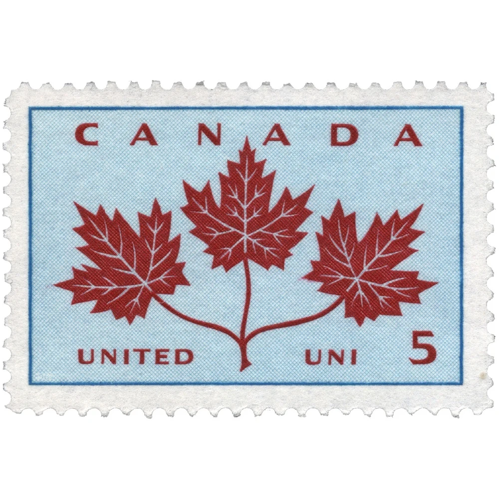 Марка Канады United. Floral Emblems. Негашеная 10шт | Дом и сад