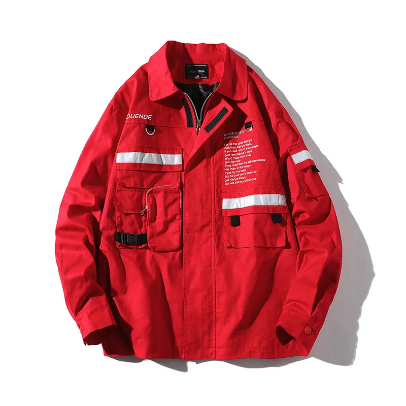 

Fashion Brand Jacket Men Spring Autumn Men's Solid Color Outerwear Coats Male Hip Hop Jackets Coat