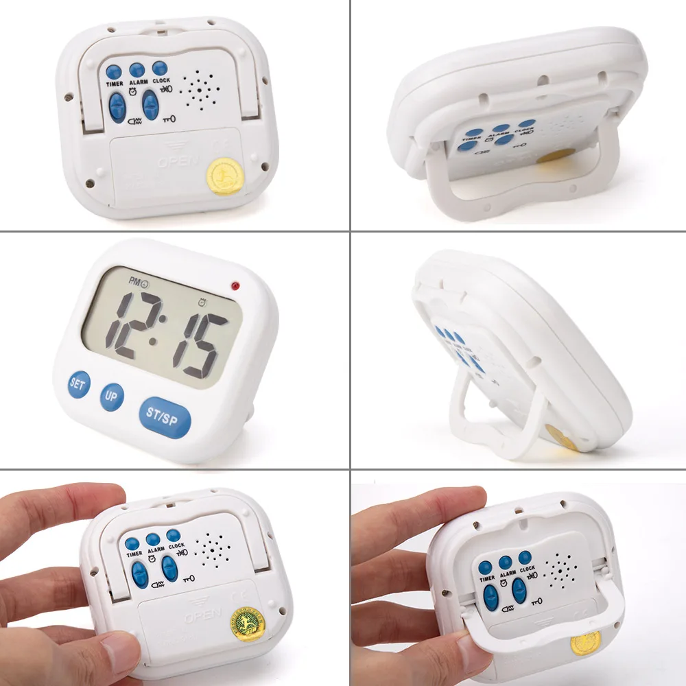 Портативный Вибрационный будильник Luminova светодиодный цифровой таймер
