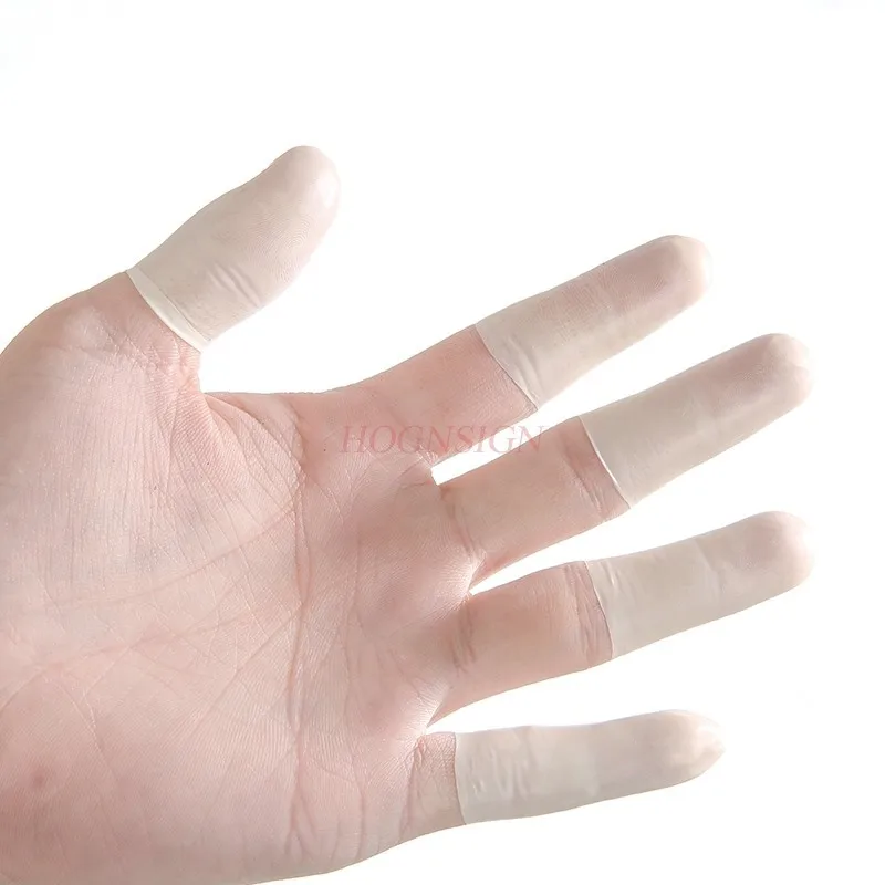 1000 шт резиновый латекс натуральный палец рукав разрез износостойкий без серы