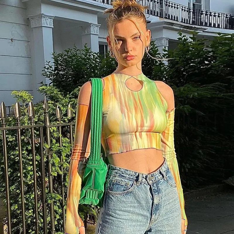 Европейские и американские популярные товары на лето 2021 новая женская футболка с