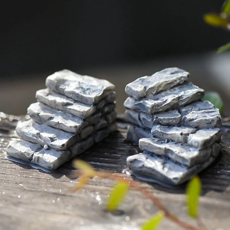 Каменные ступени мох миниатюрное ландшафтное украшение миниатюрные украшения