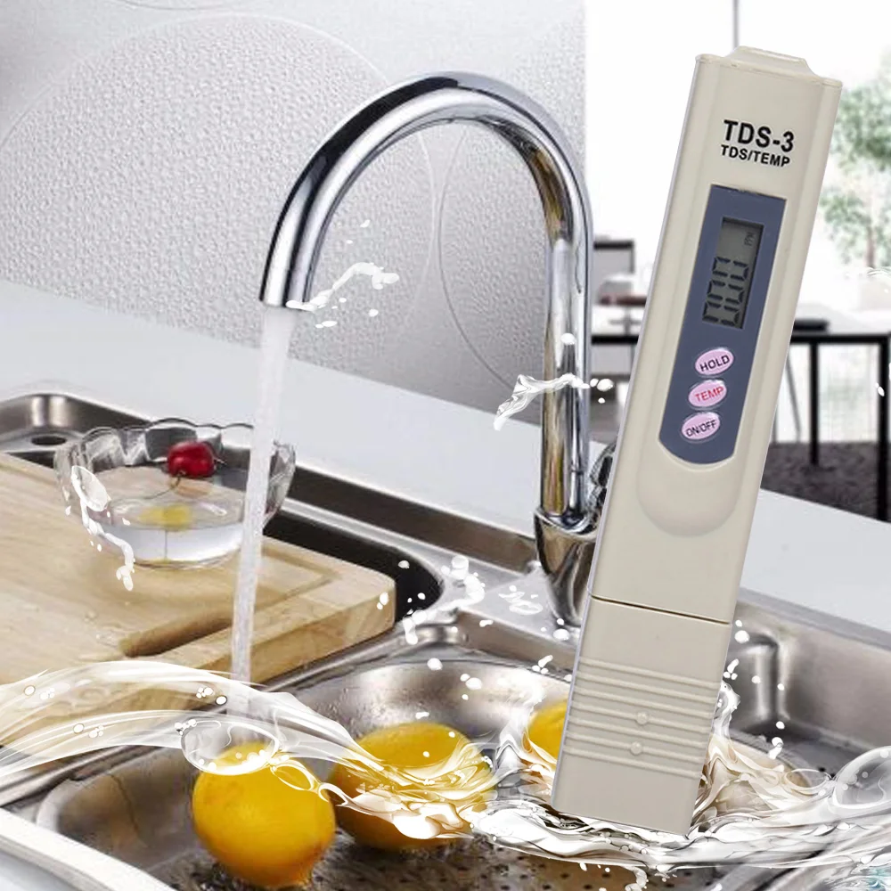 TDS-3 ЖК-дисплей цифровой измерительный прибор TDS качества воды тестер чистоты по