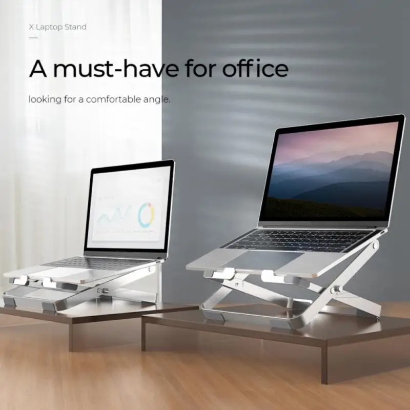 

Подставка для ноутбука BJ07 X-образная регулируемая настольная подставка для планшета противоскользящая теплоотводящая Подставка для планш...