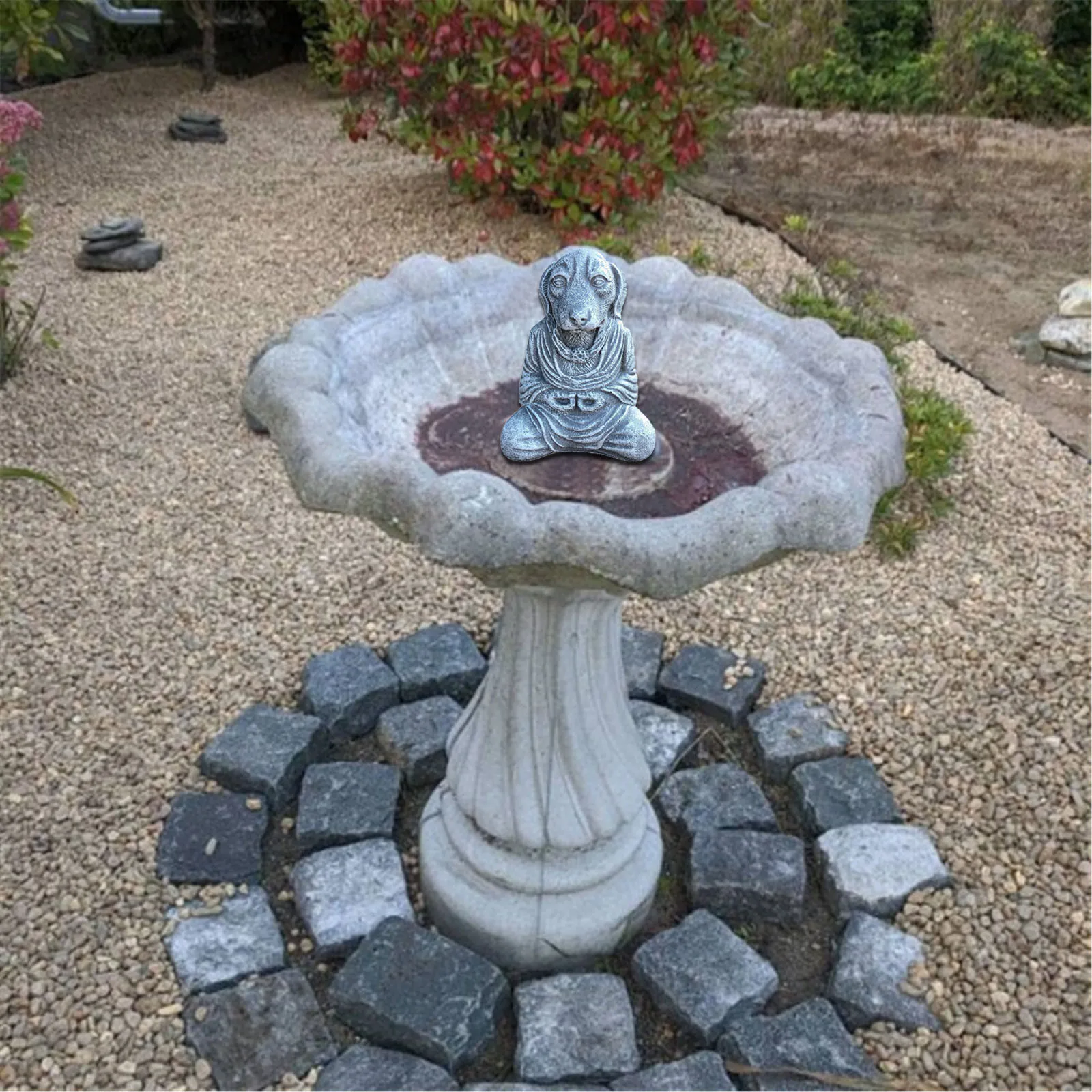 

Creative Novelty Toy Dog Buddha Meditation Dog Statue Garden Outdoor Sculpture Decoration For Children Gift Shipping From Europe