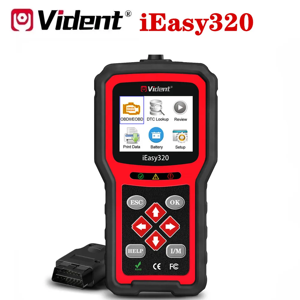Считыватель кодов VIDENT iEasy320 OBDII/EOBD + CAN|Диагностические сканеры для автомобиля| |