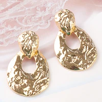 top fashion jewelry earrings for women bohemian retro style sweet style golden metal gold personality accessories girl earrings