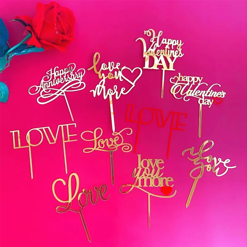 Вставка для торта свадебного украшения празднования юбилея верхний декор с