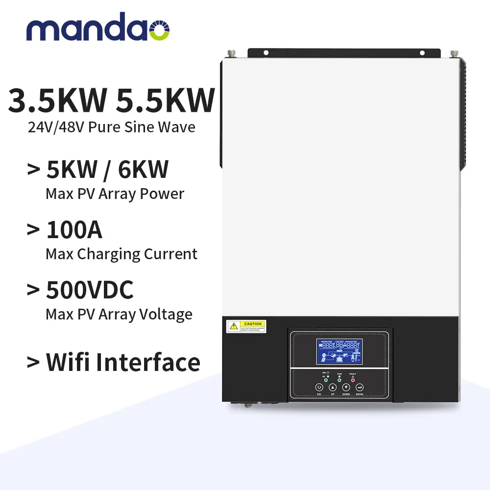 MADOUD решетки 3500W 5500 Вт Чистая синусоида солнечный инвертор постоянного тока в