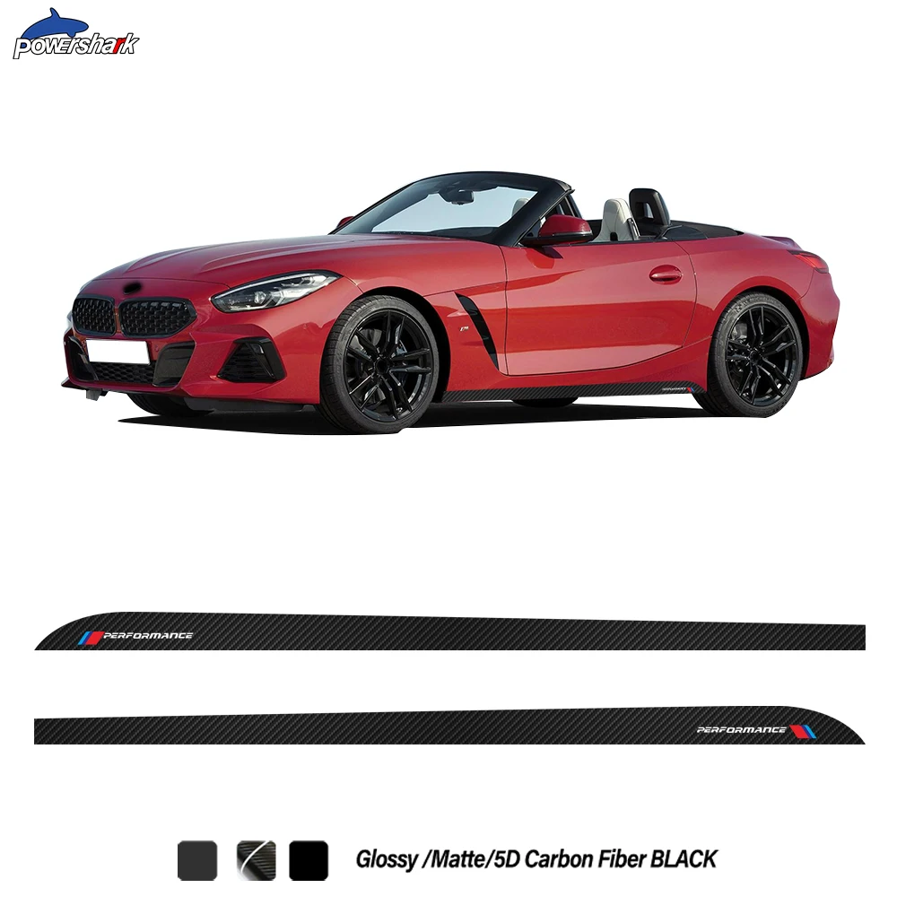

2 Pcs Car Door Side Stripes Skirt Sticker M Performance Decal For BMW Z4 G29 2019 2020 E85 E86 E89 2002-Present Accessories