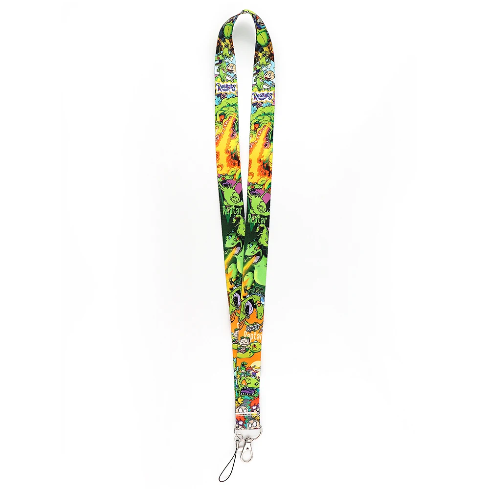 ER1029 мультяшный Непослушный детский шнурок с зеленым драконом держатель для