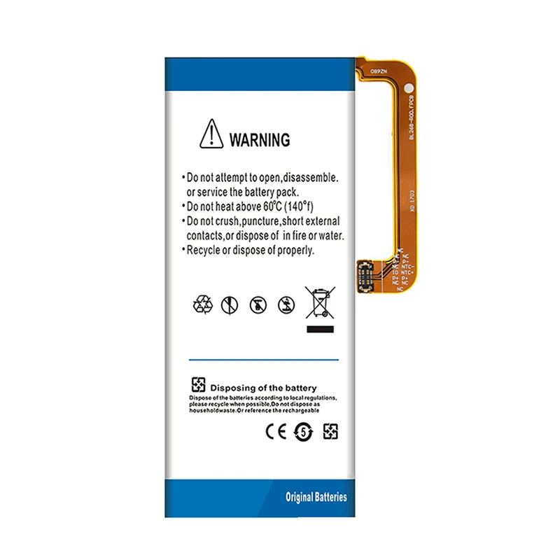 Аккумулятор LOSONCOER BL268 на 5300 мАч для Lenovo zuk Z2 Z2131 аккумуляторы сотовых телефонов |