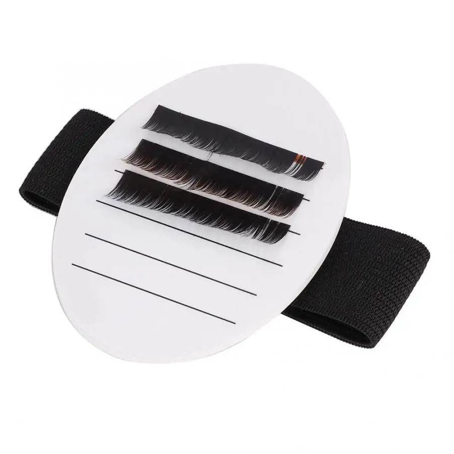 Профессиональная акриловая ручная ложная пластина для ресниц поддон