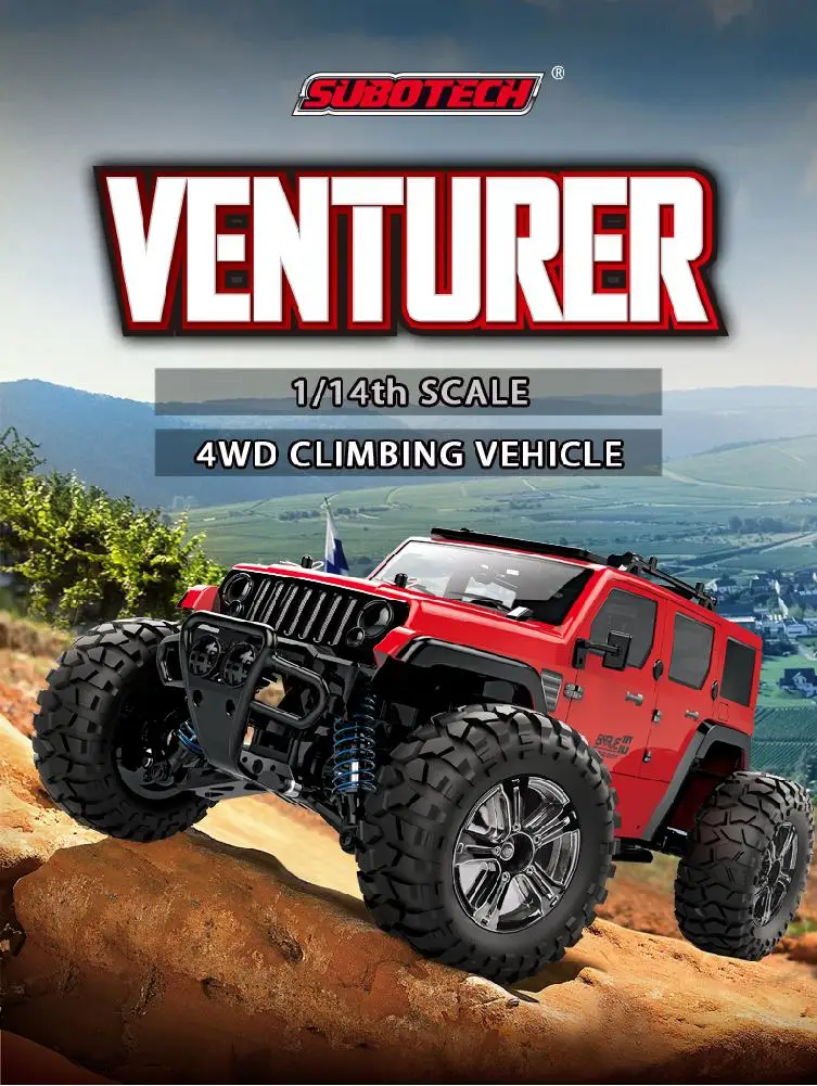 Гоночный автомобиль RCtown Subotech BG1521 Golory 1/14 2 4G 4WD 22 км/ч с пропорциональным
