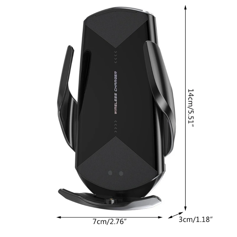 

Adjustable Air Vent Magnet Phone Charger Mount 15W Wireless Charger QI Sensor 360 Rotation Fast Charging