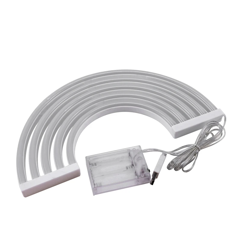 

Night Lights Rainbow Neon Sign Light Rainbow Wall Light Battery Or Usb Operation Led Lights For Home Wall Decoration