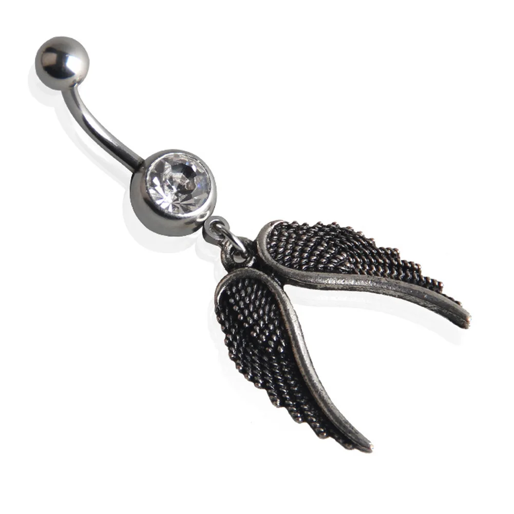 Женское кольцо для пупка из нержавеющей стали высококачественное Ювелирное