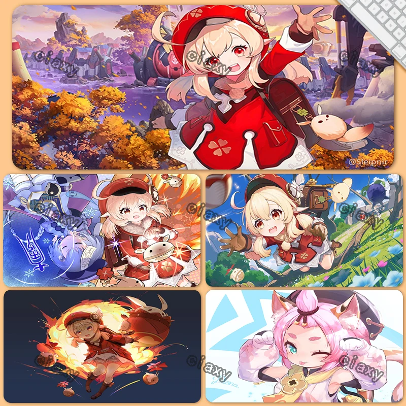 

Wired Computer Mouse Pad Rosa Genshin Impact Surface for Computer Mouse Mats Xxl Pad on the Table Mice Memo Pads for Girls