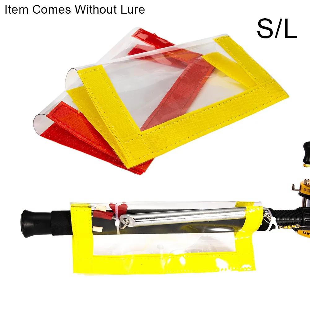 

Durable Clear View Lure Wrap Keeps Lures Safe UV-Pro Hook Loop System Lure Cover Lure Wraps For Crankbaits Spinnerbaits Spoons