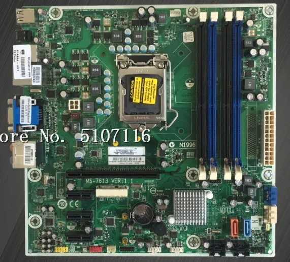 

High quality desktop motherboard for 3130 MS-7613 V1.1 H57 1156 614494-001 612500-001 will test before shipping