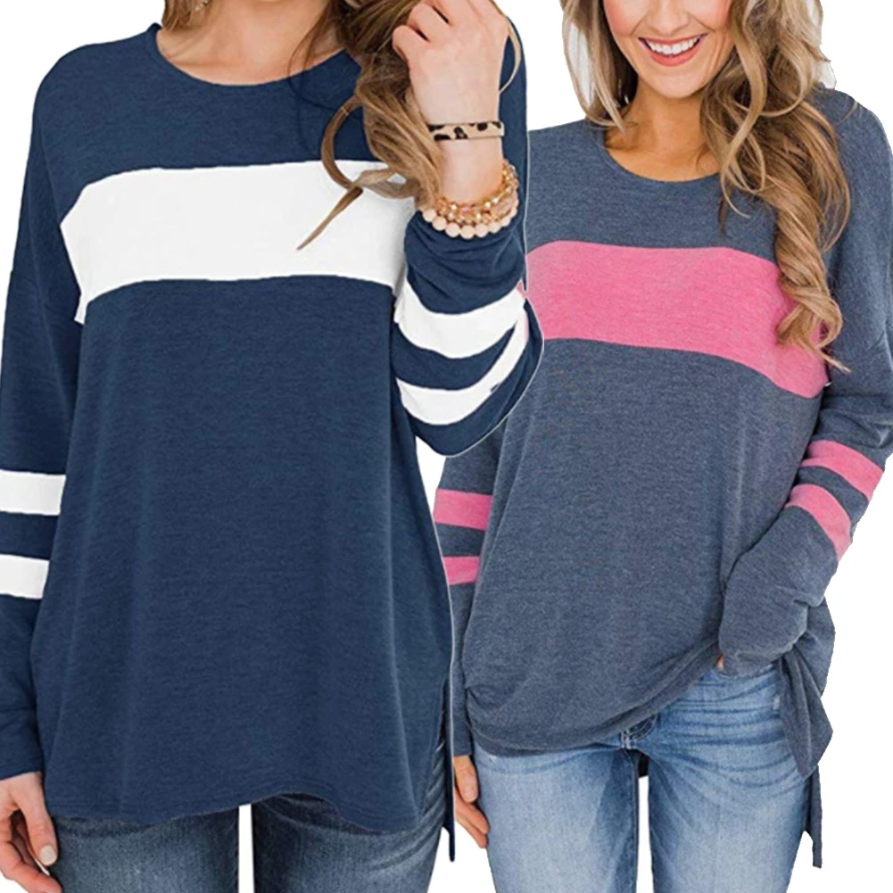 Женская зимняя футболка с длинным рукавом и разрезом сбоку | одежда