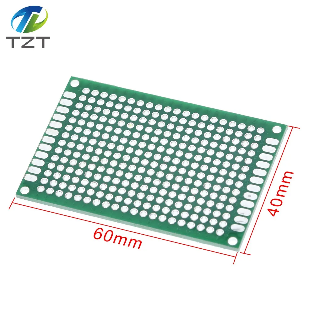 10pcs/lot 4x6 cm double Side Copper prototype pcb 4*6 panel Universal Board 4CMx6CM |