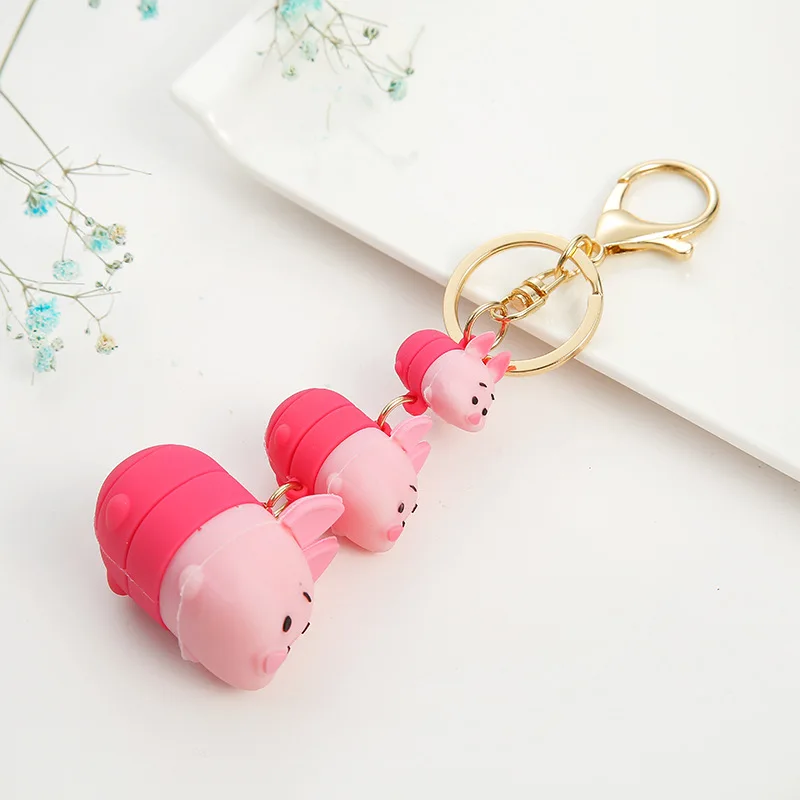 Новая Милая Счастливая кукла мышка брелки эпоксидные ПВХ мягкие пластиковые для