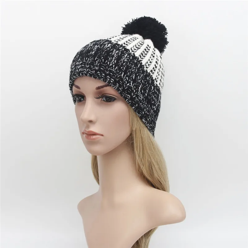 

Solid Color Unisex Beanie Autumn Winter Wool Blends Soft Warm Knitted Bonnet Men Women Skull Hats Gorro Ski Caps