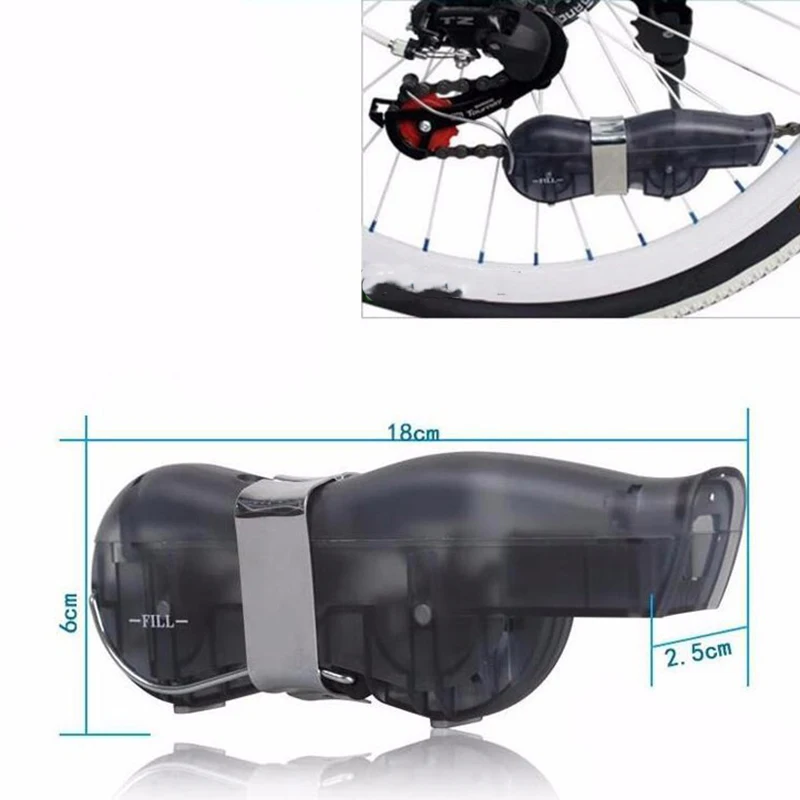 Устройство для очистки цепи велосипеда многофункциональная щетка со