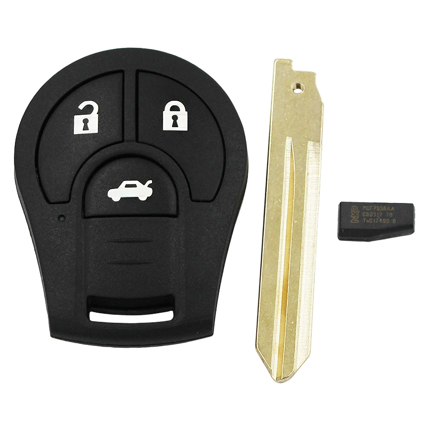 3 кнопочный дистанционный Автомобильный ключ 433 МГц чип ID46 идентификатор FCC: CWTWB1U761