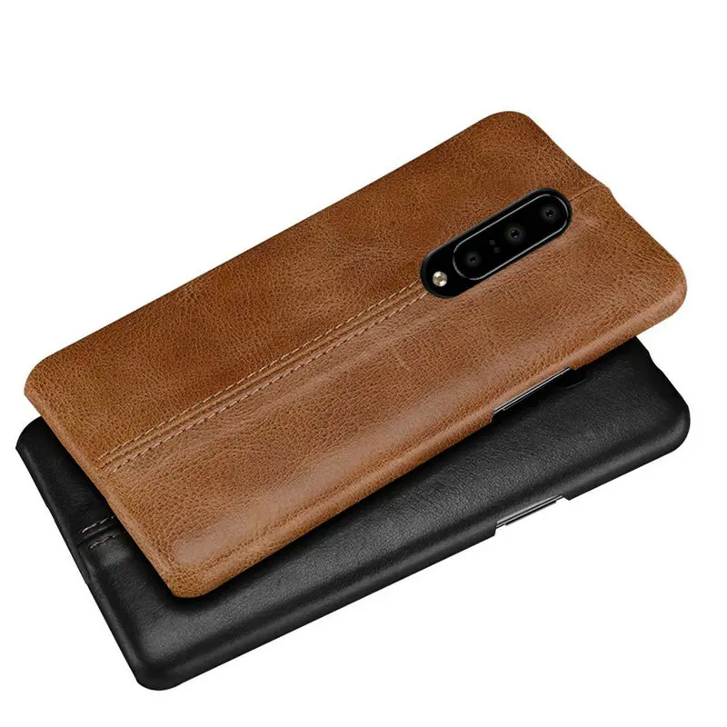 Oneplus 7 Pro Чехол для Oneplus7 Pro натуральная кожа задняя крышка Oneplus 6 T Oneplus6 T настоящий кожаный бампер чехол Oneplus 6 Funda