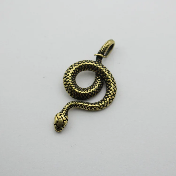 Сделай Сам кожевенное ремесло брелок Шпагат ожерелье с подвеской в виде змеи