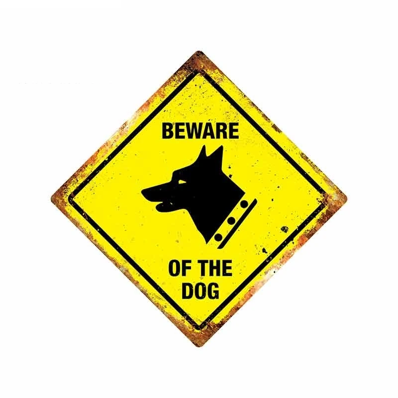

SZWL Waterproof Car Sticker BEWARE OF THE DOG Decal Automobile Motorcycles Accessories Vinyl for Door Home Glass Auto,13cm*13cm
