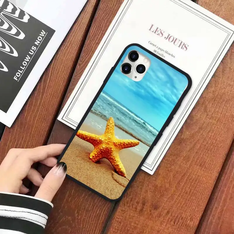 

Summer sea Beach Starfish Star Phone Case for iPhone 11 12 mini pro XS MAX 8 7 6 6S Plus X 5S SE 2020 XR