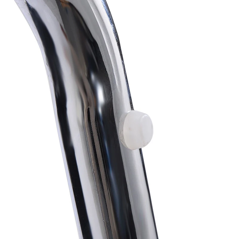 

Set of 2 Black High-Back Dining Chairs Luxury PU Leather Durable Stainless Steel Fram Comfortable Stylish Dining Chairs Set