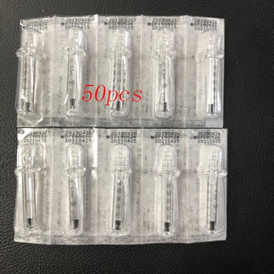 50pcs ampoule 0,3 мл Регулируемый неинвазивный ингалятор гиалуроновая ручка кислота губы стабилизатор инжектор без игл инъекции гиалурон пистолет HA ручка - Номер модели: 50pcs ampoule