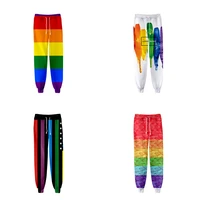 joggers pant long loose trousers 3d fitness pants sweatpant rainbow lgbt fashion hip hop men women 3d flag lesbians gays casual