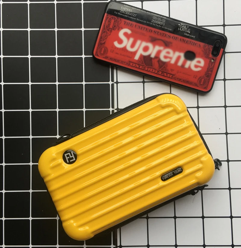 Мини чемоданная форма органайзер для макияжа косметичка путешествий