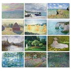 Классический пейзаж Monet импрессионизма восход солнца холст Масляные картины художественный постер печать гостиная домашний декор настенные картины