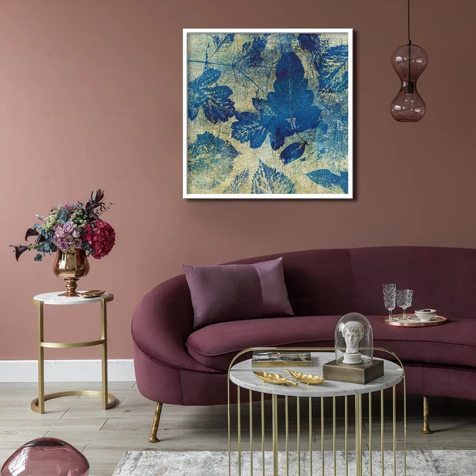 

Blue Yellow Poster Abstract Texture Colorful Scandinavia Canvas Print Painting Pictures Wall Art Home Decoration