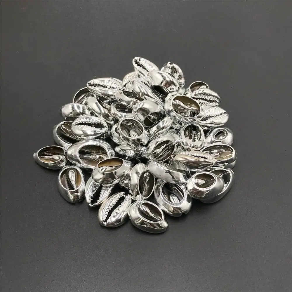 10 шт 14*20 мм Серебряный Золотой цвет натуральный корпус свободные бусины